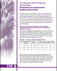 The Business Side of Teaching Music: Preparing an Instrument Replacement Plan