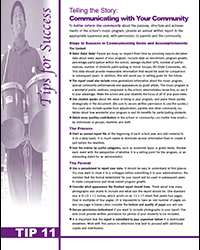 Telling the Story: Communicating with Your Community