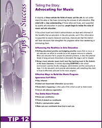 Telling the Story: Advocating for Music