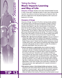 Telling the Story: Music Impacts Learning and Way of Life