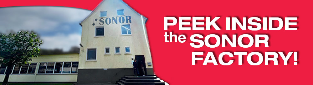 Travel with Jessica to the Sonor Factory!