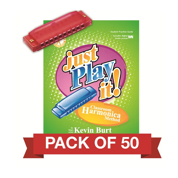 Just Play It! Student Guide with Harmonica, 2nd Edition, 50 Pack